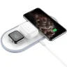 СЗУ CW24 Handsome 3-in-1 wireless fast charger (белый)
