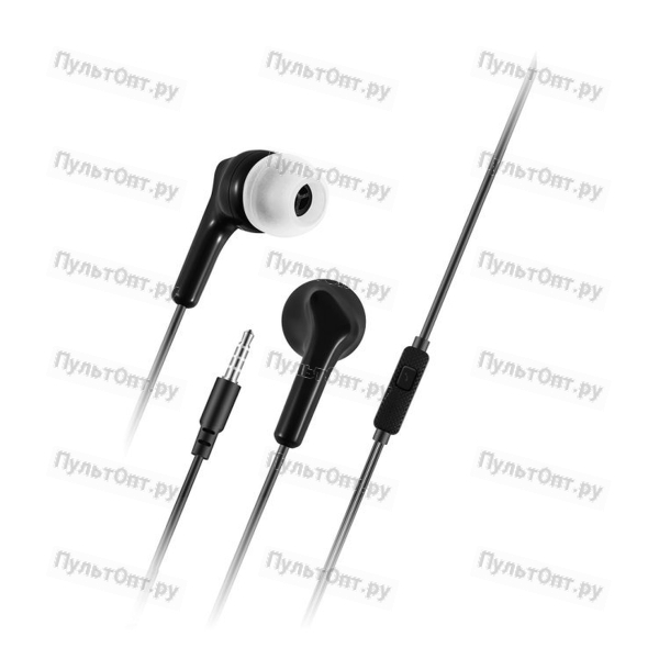 Внутриканальная гарнитура Smartbuy Model X, пульт управления, микрофон, черная, пакет (SBH-011-X) (1