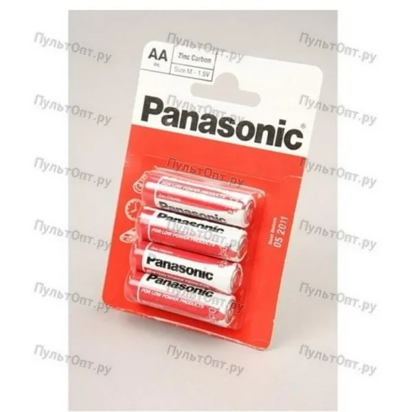 Эл. пит. AA сол. BL4 Panasonic Zinc Carbon (48)