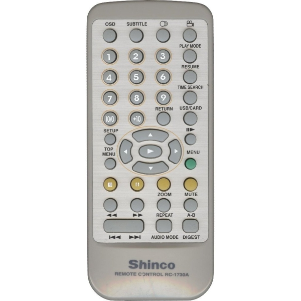 Пульт Huayu для Shinco RC-1730A (RC-1730B)