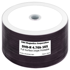 Диск DVD-R CMC Full Ink Printable 4.7GB 16x 50шт. bulk (50/600)
