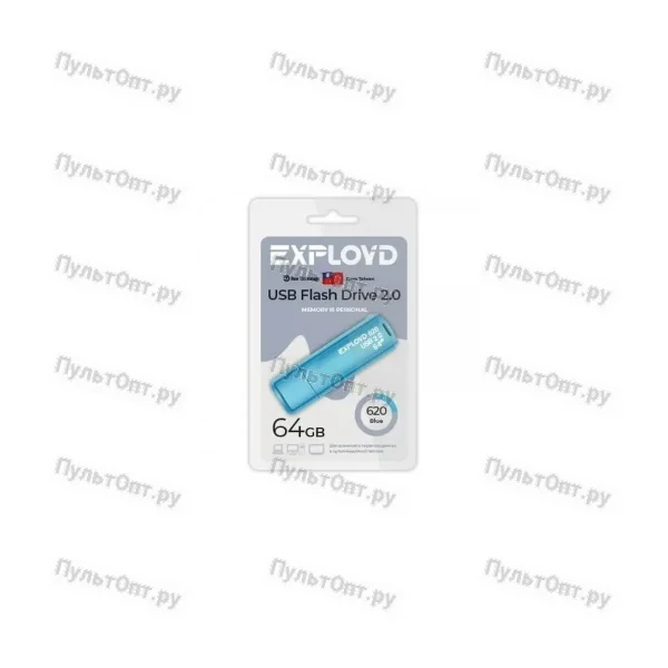 USB 64GB Exployd 620 синий