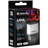Адаптер сетевой Defender UPA-21, белый, 1xUSB, 5V/2.1А (1/100)