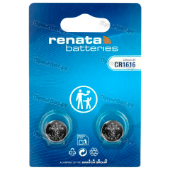 Батарейка Renata CR1616 BL2 Lithium 3V (2/20/200)