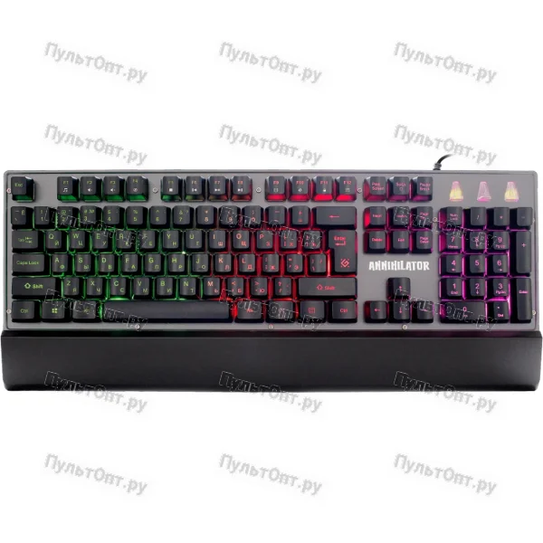 Клавиатура проводная игровая Defender Annihilator GK-013 RU,RGB подсветка