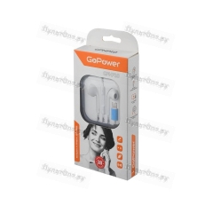 Наушники вставные GoPower GPHP10 Lightning (m) белый