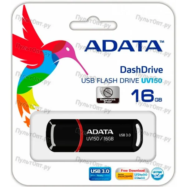 USB 3.0 16GB A-Data UV150 чёрный