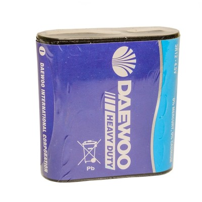 Элемент питания Daewoo 3R12 (квадрат) (10/240)