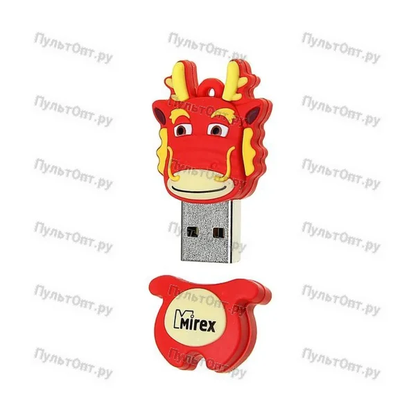 USB 16GB Mirex Дракон красный (ecopack)
