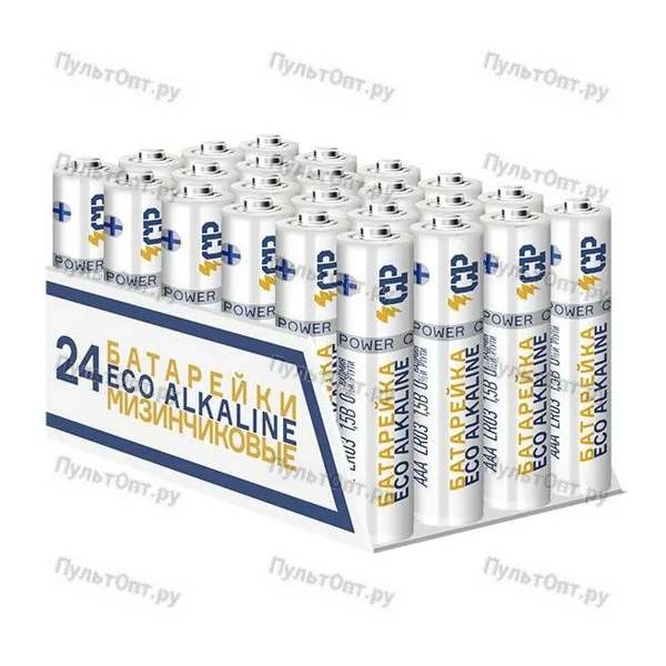 Эл. пит. AAA alkaline BOX24 Crazy Power Eco (24)