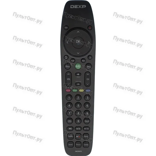 Пульт DEXP 34018478 (оригинальный)