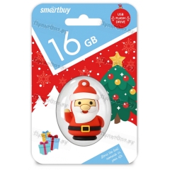 USB 16GB Smartbuy Wild series Санта-S красный