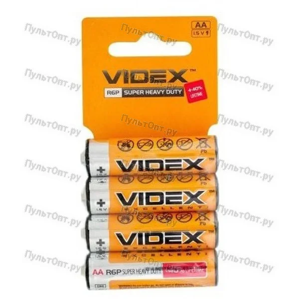 Эл. пит. AA сол. SR4 Videx CARD (60)