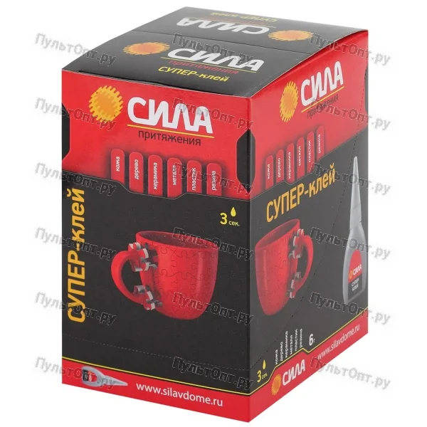 Супер-клей Сила 6г BL1 шоу-бокс (12)