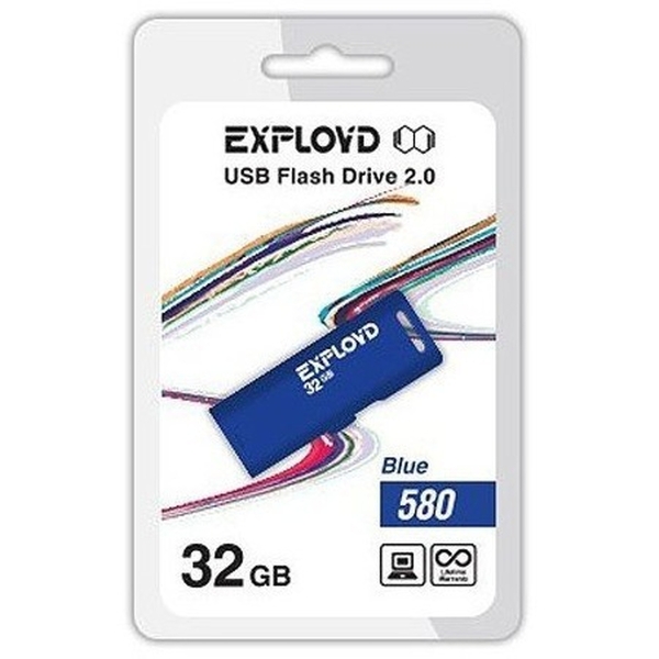 USB 32GB Exployd 580 синий