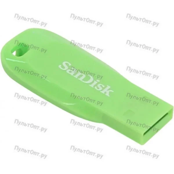 USB 32GB SanDisk Cruzer Blade зелёный