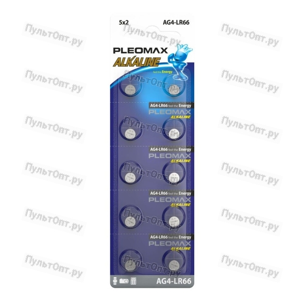 Эл. пит. Samsung Pleomax AG4 (377) LR626, LR66 Button Cell (10/100/1000/98000)