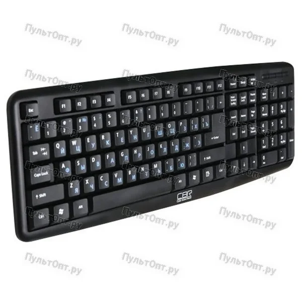 Клавиатура CBR KB 107, USB, чёрная
