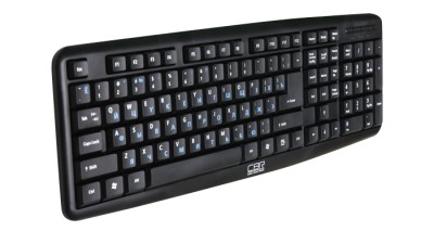 Клавиатура CBR KB 107, USB, чёрная (1/20)