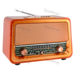 Радиоприемник DEESPI S1214 RE-05 пластик BT/AM/FM/SW/USB/AUX/MicroSD РЕТРО-стиль