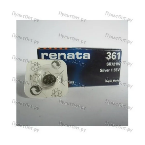 Эл. пит. 361 (SR58, SR721W, SB-BK/EK) Renata (1)