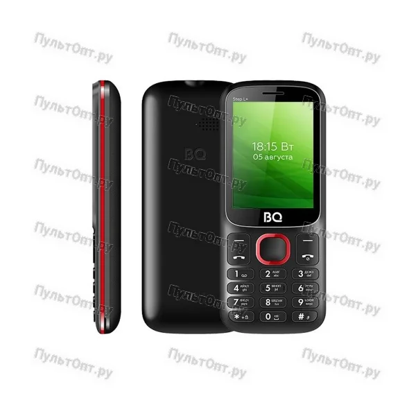 Мобильный телефон BQ 2440 Step L+ Black+Red