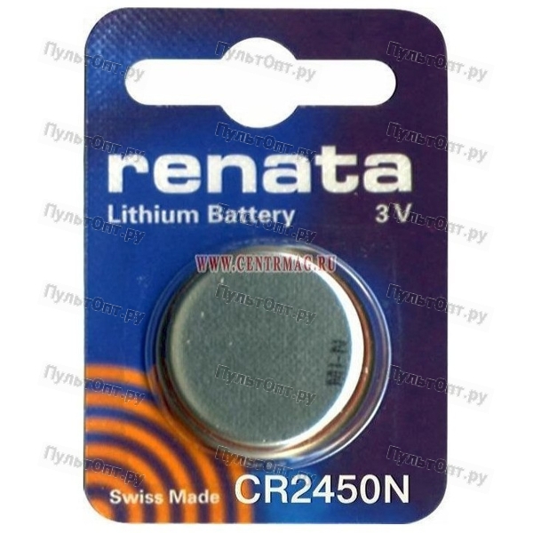 Эл. пит. CR2450N BL1 Renata (10)