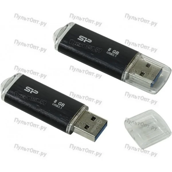USB 3.0 8GB Silicon Power Blaze B02 чёрный