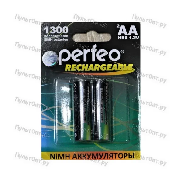 Аккумулятор Perfeo AA1300mAh/2BL (2/60/240)