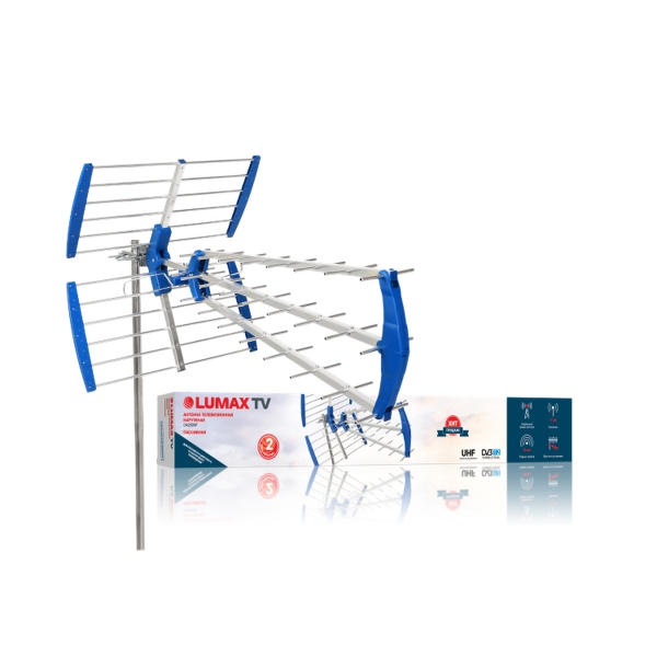 Антенна наружная пассивная Lumax DA2505P (DVB-T2+аналог)