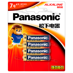 Батарейка Panasonic LR03 AAA BL4 Alkaline 1.5V CN (Китай) (4/48/192)