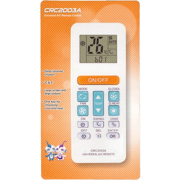 Пульт для кондиционера Qunda CRC2003A