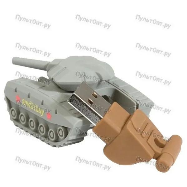 USB 16GB Smartbuy Wild series Танк серый