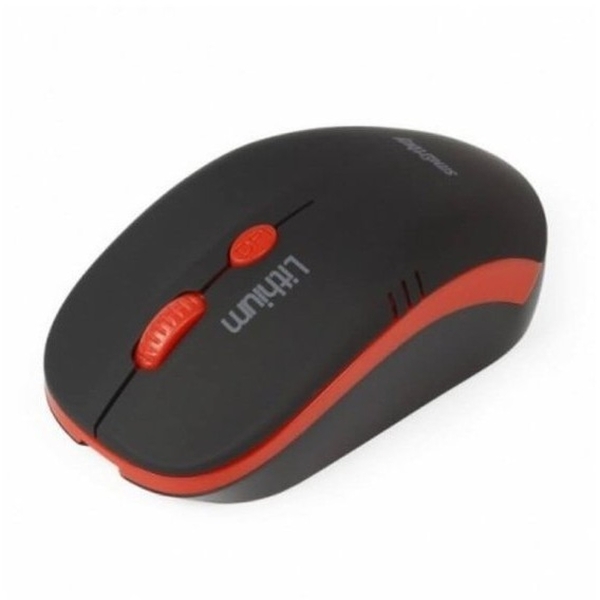 Мышь Smartbuy ONE 344CAG, черная/красная, беспроводная