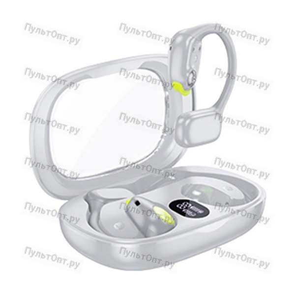 Наушники внутриканальные Hoco EA1 Spectrum, пластик, bluetooth 5.3, микрофон, цвет: серый (1/12/72)