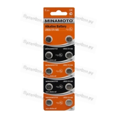 Батарейка Minamoto G6/LR920/LR69/371A/171 BL10 Alkaline 1.5V (10/200/10000)