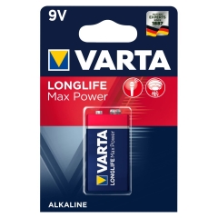 Эл. пит. крона alkaline BL1 Varta LongLife Max Power (Max Tech) (4722) (10/50)