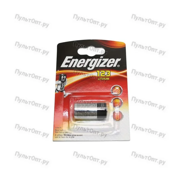 Эл. пит. CR123A lithium BL1 Energizer 3V (6/60)