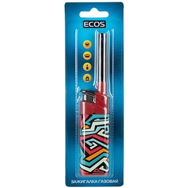 Зажигалка ECOS 089С газовая (157831) (1/30/120)