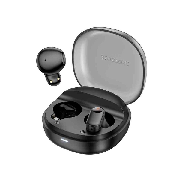 Наушники внутриканальные Borofone BW54 Lucky, пластик, bluetooth 5.3, микрофон, цвет: чёрный (1/22/1
