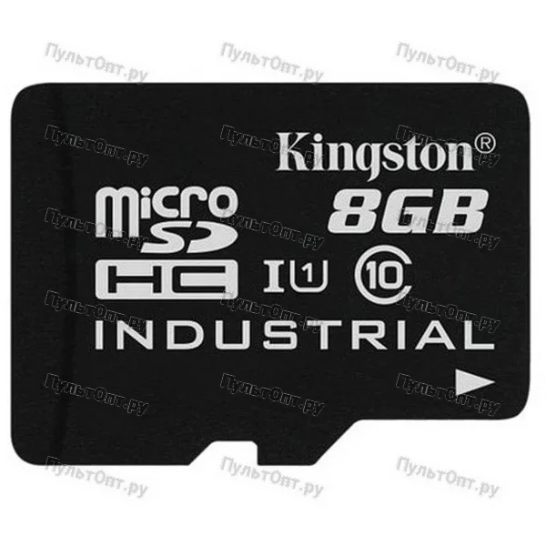 MicroSD 8GB Kingston Class 10 UHS-I Industrial Temp без адаптера
