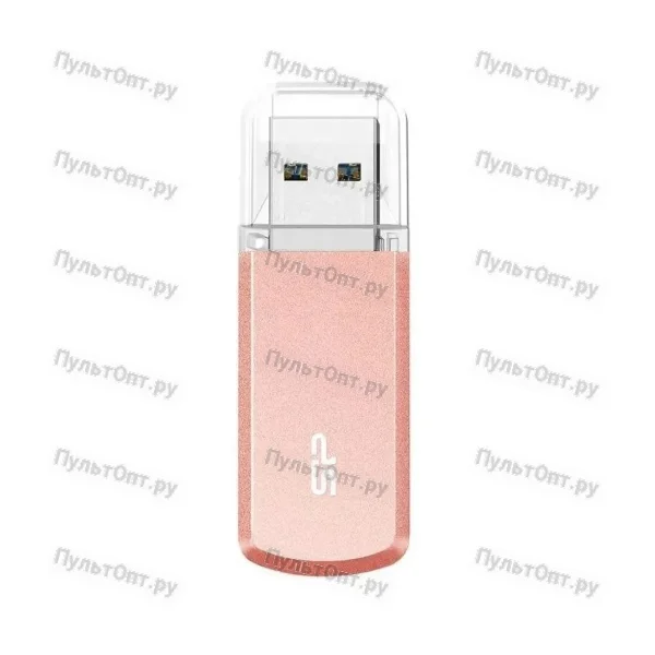 USB 3.2 64GB Silicon Power Helios 202 розовое золото