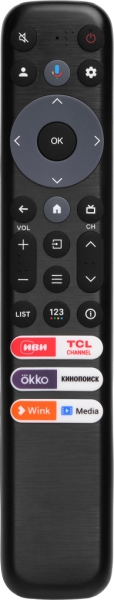 Пульт Huayu для TCL RC813 FMBP (голосовое управление) +батарейки