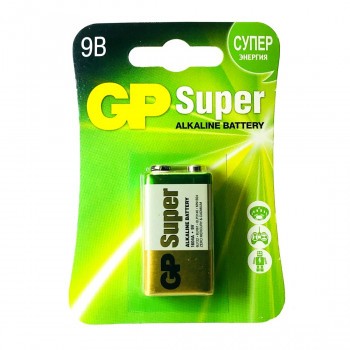 Батарейка GP Super Крона 6LR61 BL1 Alkaline 9V (1/10/200)