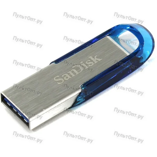 USB 3.0 128GB SanDisk Ultra Flair корпус металл/синий