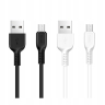 Кабель Hoco X20 USB (m)-microUSB (m) 3.0м 2.0A силикон черный (1/30/300)