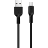Кабель Hoco X20 USB (m)-microUSB (m) 3.0м 2.0A силикон черный (1/30/300)