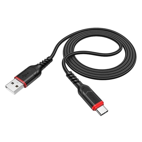 USB кабель Hoco X59 Victory charging data cable for Lightning (черный)
