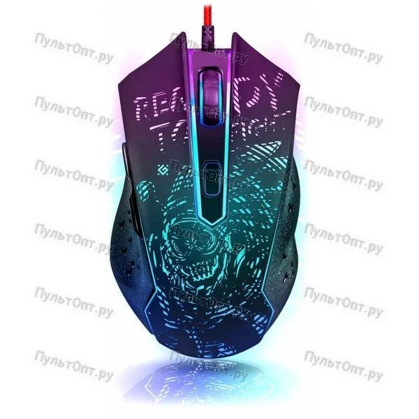 Проводная игровая мышь Defender Destiny GM-918 оптика,6кнопок,3200dpi (1/40)