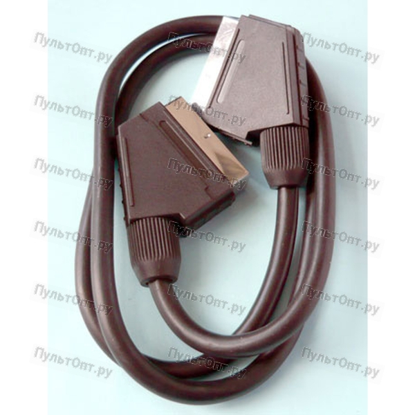 Аудио видео кабель SCART - SCART (21 pin, полный) 1 м (10)